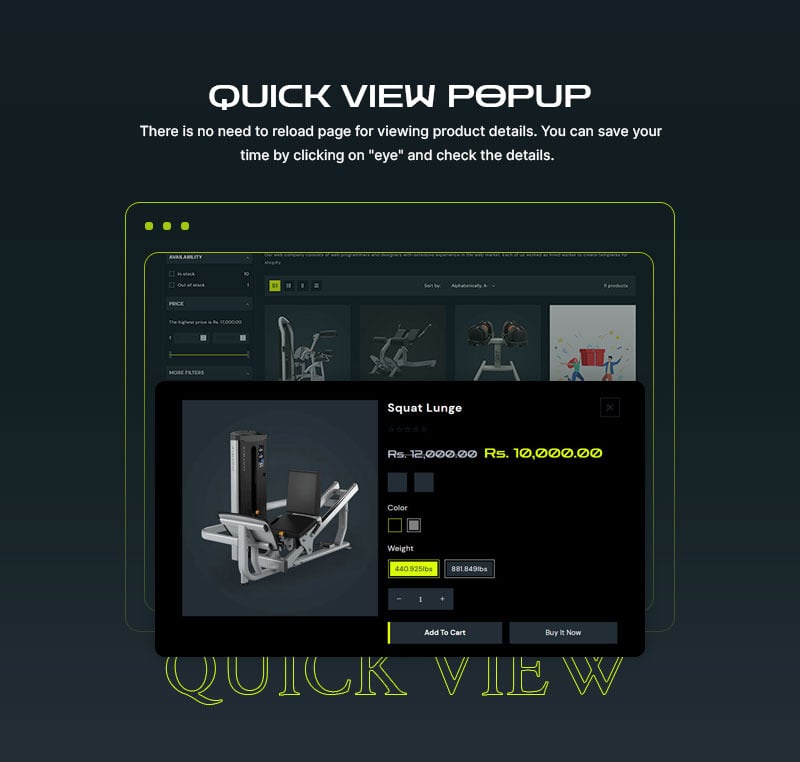 Fitfinity - 健身器材和运动时尚商店 Shopify 2.0 响应式主题