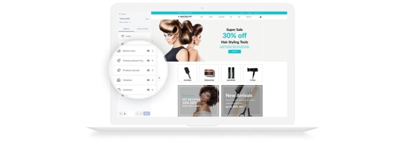 Master Cut-美容清洁Shopify主题 #77865