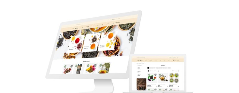 一壶茶-茶店多页清洁Shopify主题 #77911