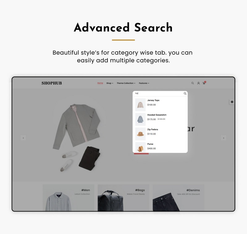 SHOPHUB Mega Fashion Super Store Premium 响应式 Shopify 2.0 主题