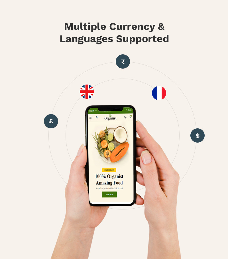 Organist - 有机水果和杂货店高级 Shopify 2.0 多功能响应式主题