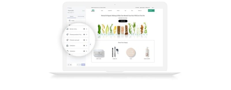 美容店-化妆品商店多页现代Shopify主题 #79422