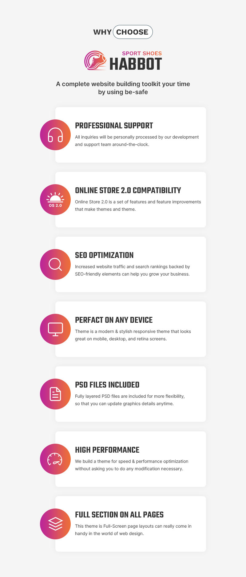 Habbot - 跑步运动和鞋类鞋店多用途 Shopify 2.0 响应式主题