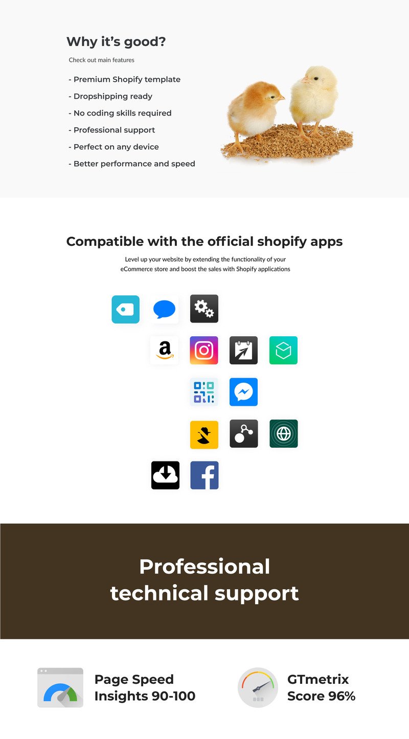 FarmVella- Shopify 家禽和农场主题有机食品 #208166