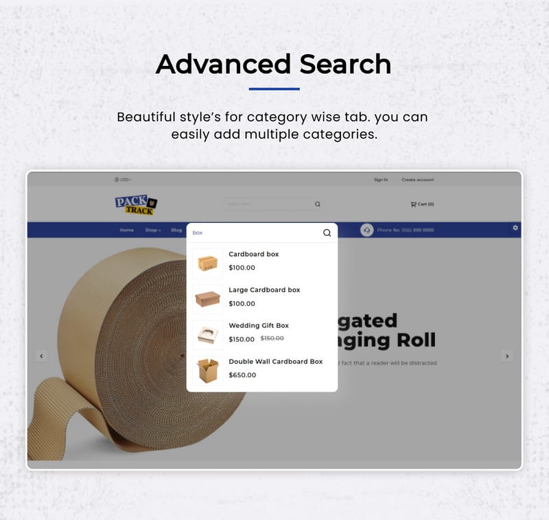 Pack Track - Mega Packaging Shopify 2.0 模板