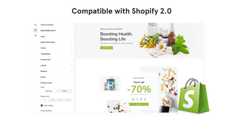 Nutrivibe Hub - 营养补充剂 Shopify 在线商店 2.0 主题