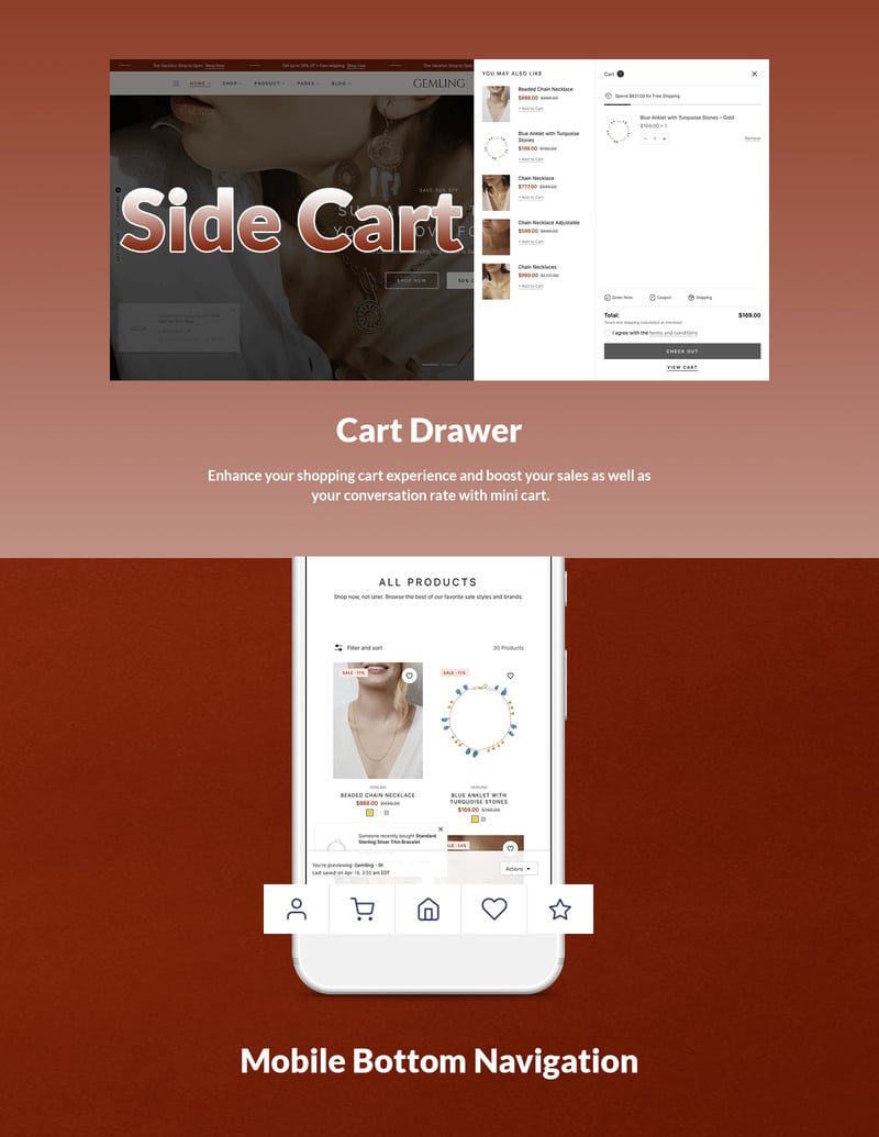 Gemling-珠宝店 Shopify 主题 #413228