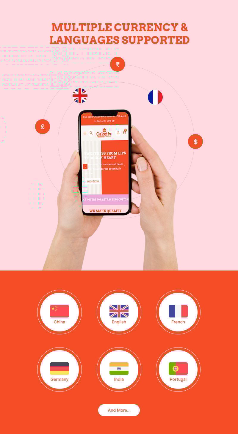 Cakeify-蛋糕烘焙和巧克力糖果店多用途 Shopify 2.0 响应式主题