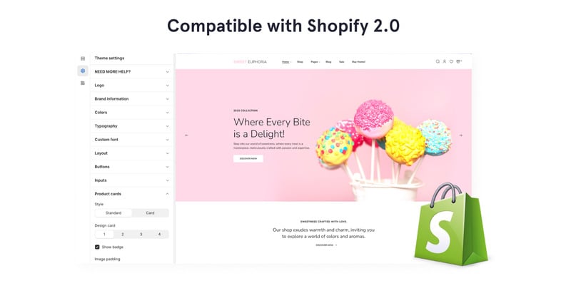 Sweet Euphoria - Sweets' King 在线商店 2.0 Shopify 主题