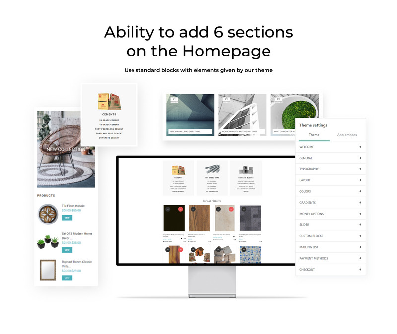Materialmax-建筑材料响应性清晰Shopify主题 #75700