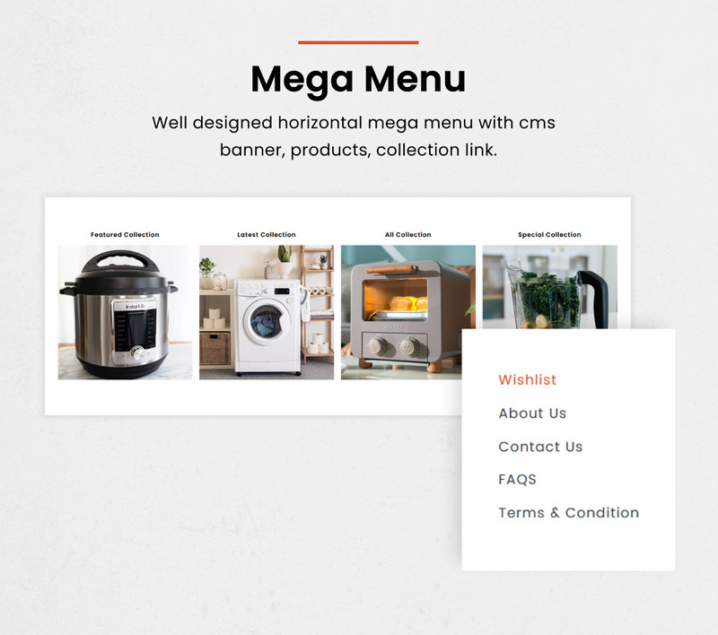 Kitcher - Mega Kitchen Super Store Shopify 2.0 高级主题