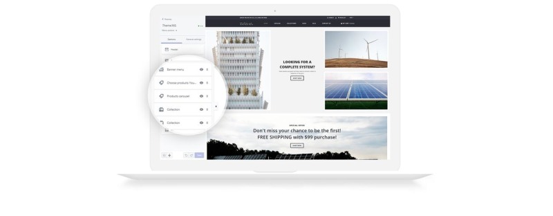 Solarex-太阳能多页清洁Shopify主题 #81562