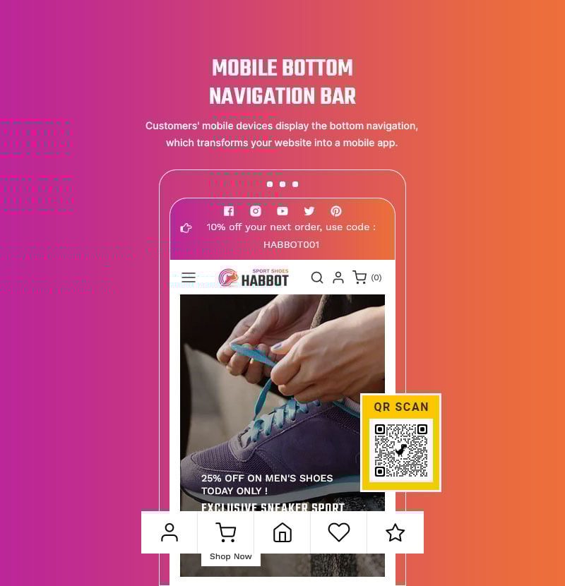 Habbot - 跑步运动和鞋类鞋店多用途 Shopify 2.0 响应式主题