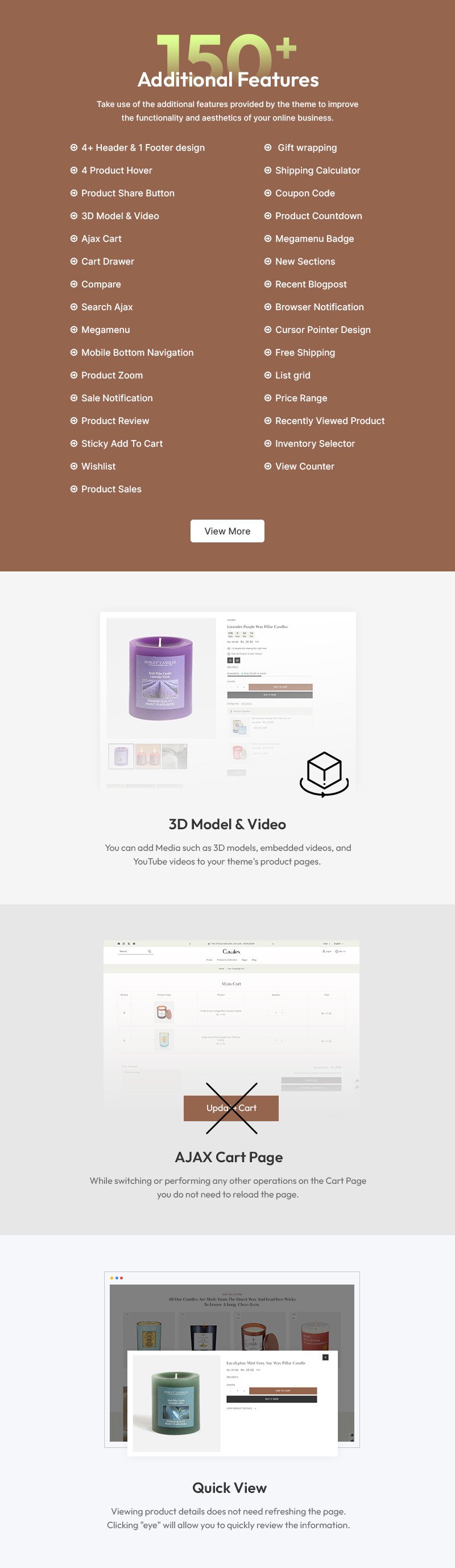 Cavalex - 蜡烛商店 Shopify 2.0 响应式主题 #409665