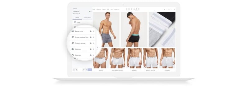 Newear-男士内衣多页清洁Shopify主题 #82326