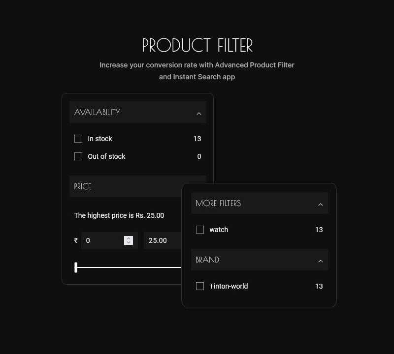 Tinton World - 高级手表和香水多用途 Shopify 2.0 响应式主题