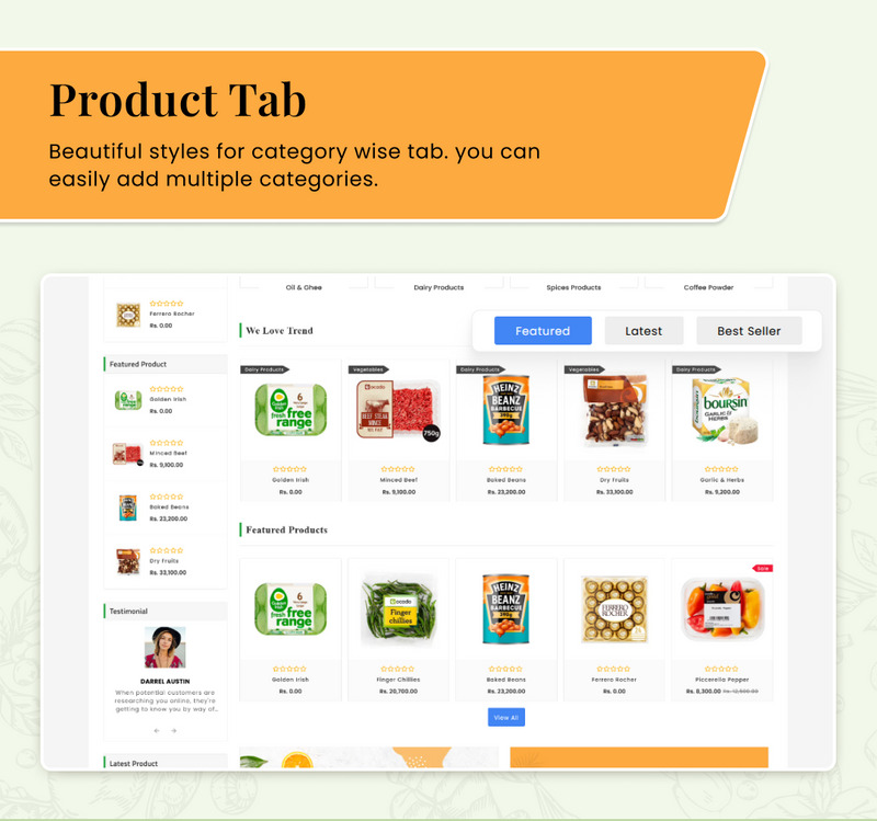 FreshG Mega Grocery–食品饮料–咖啡 Shopify 2.0 高级响应主题