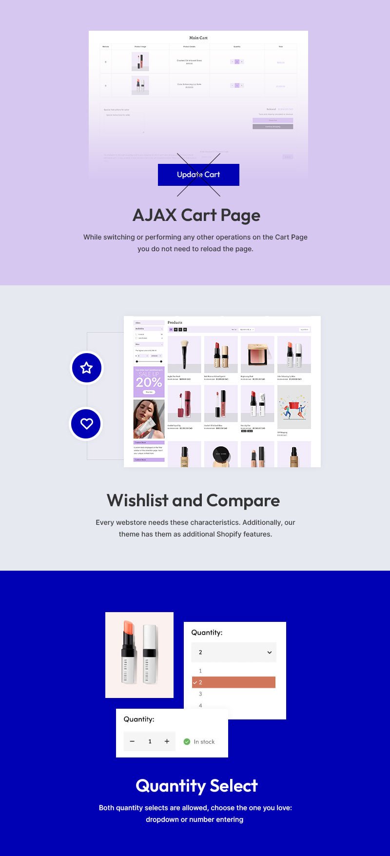 Skintight - 美容、化妆品和护肤品商店多用途 Shopify 2.0 响应式主题