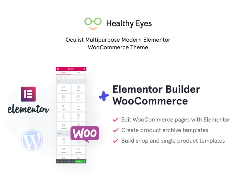 HealthEyes - Optician WordPress 主题 #220580