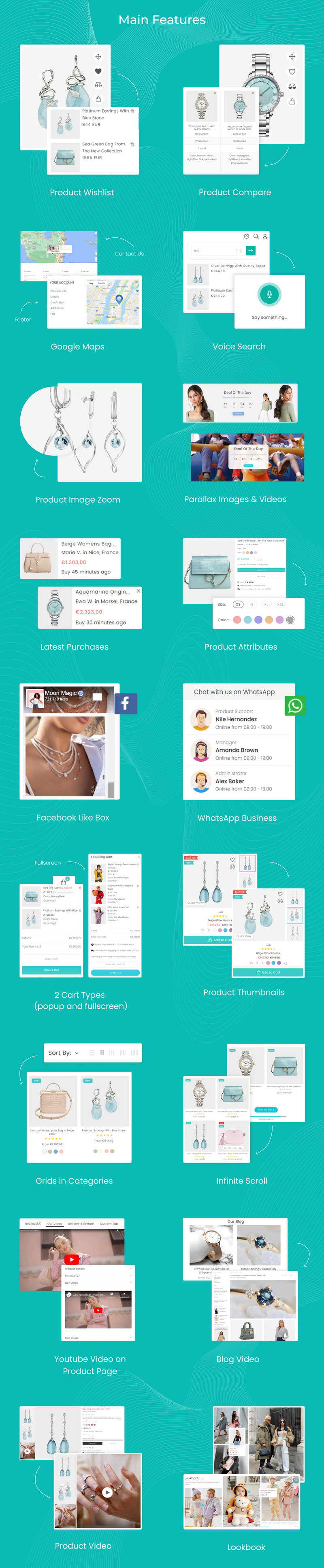 Shining - 珠宝及配饰 - 时尚、手表 Shopify 2.0 商店