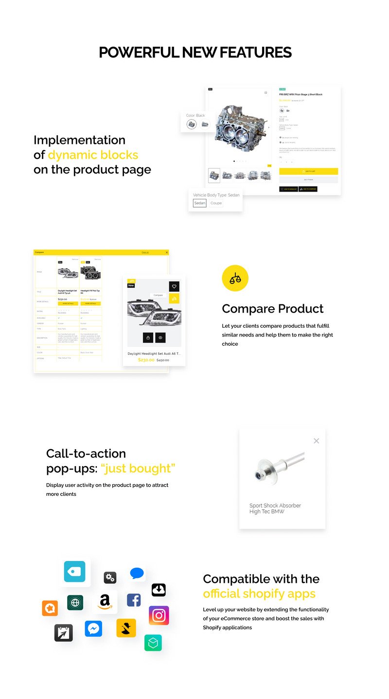 Spare - 汽车配件 Shopify 主题，汽车 #54971