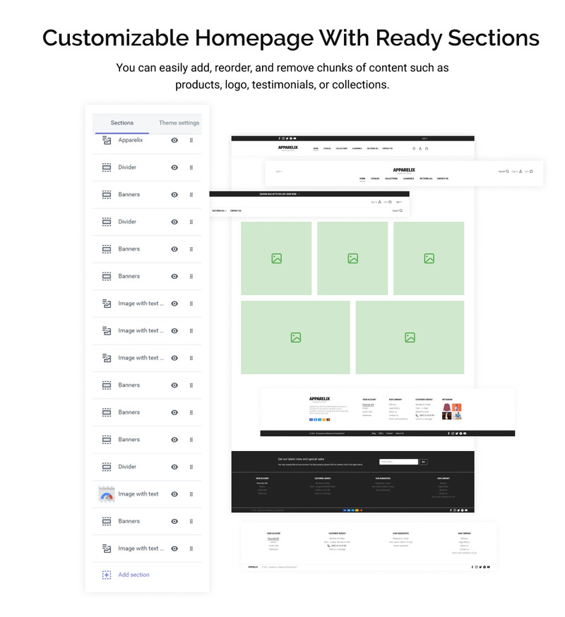 Apparelix素食店Shopify主题 #184058