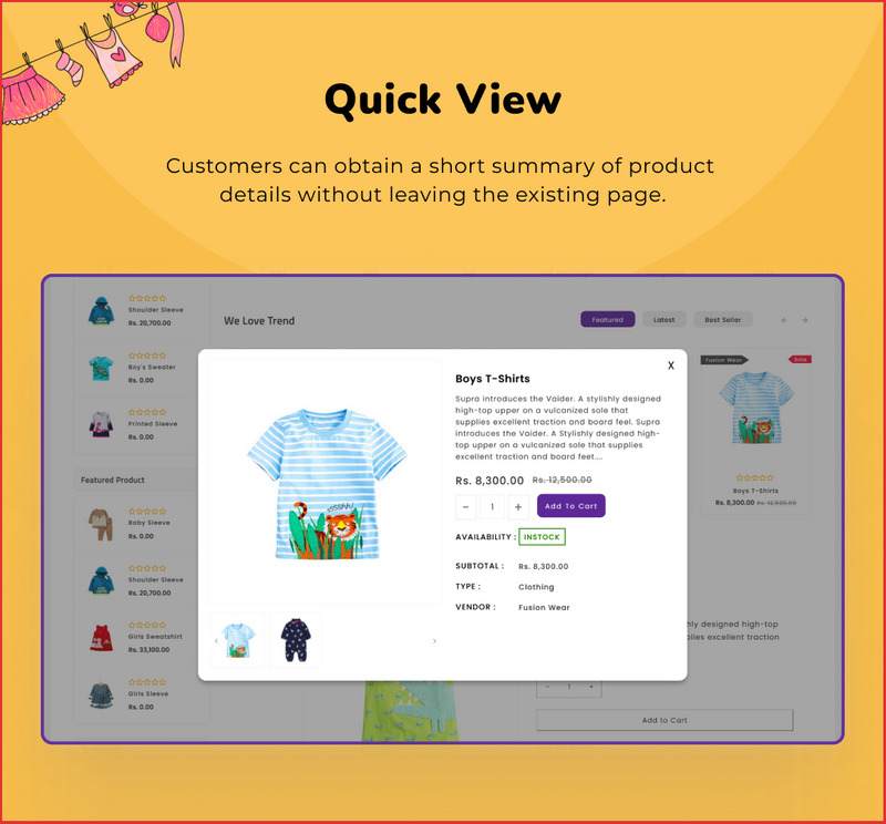 Fashona Children–Kids Fashion Shopify 2.0 响应式主题