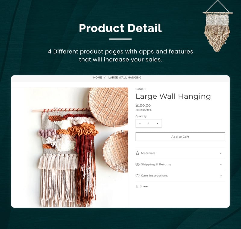 Mackrame - 工艺和艺术 Shopify 2.0 响应式超级商店