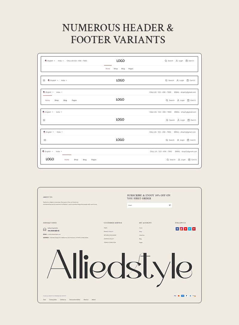 Aliiedstyle - 高级家具和家居装饰 Shopify 2.0 响应式主题