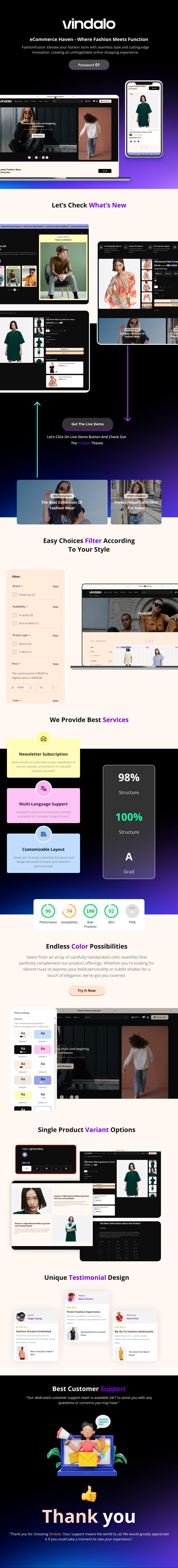 Vindalo - 服装和时尚响应式 Shopify 2.0 主题 #355562