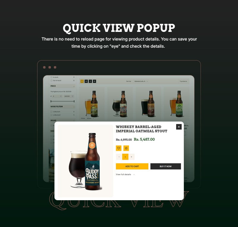 啤酒厂 - 酒精、啤酒和葡萄酒商店多功能 Shopify 2.0 响应式主题