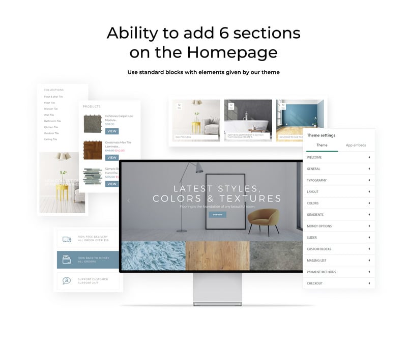 Floorix-地板解决方案Shopify主题 #73419