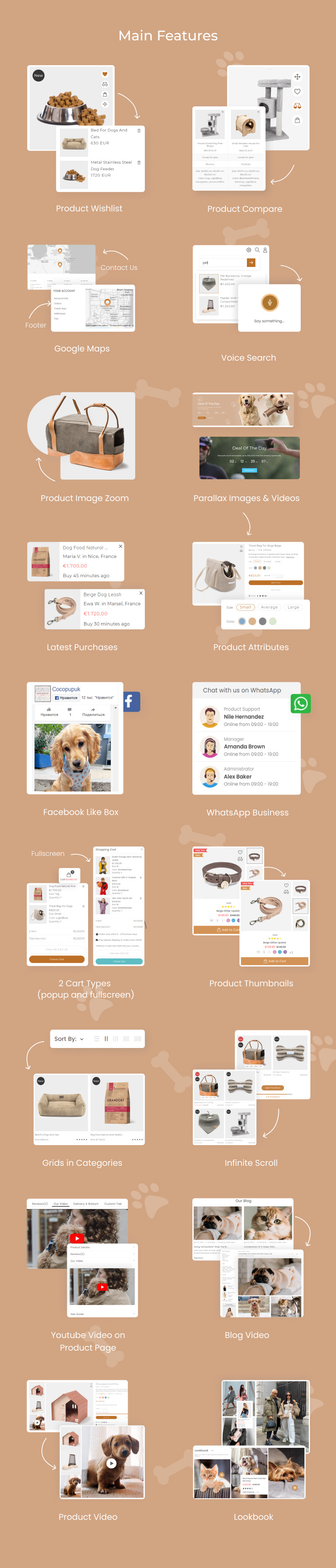 Happy Pets - Animals Store 响应式多用途 Shopify 主题