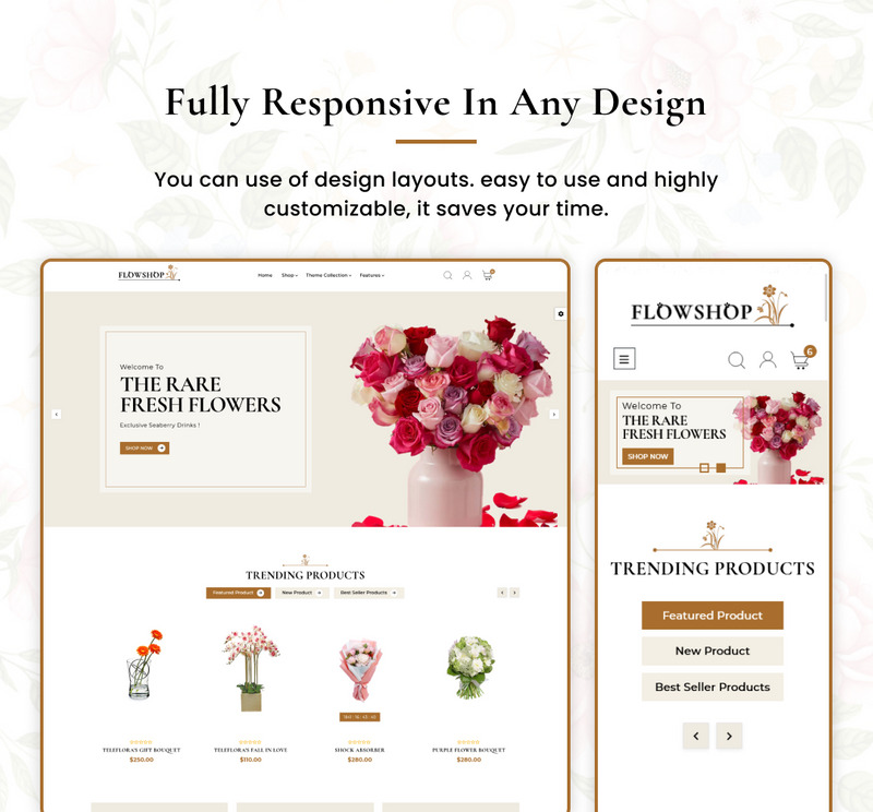 Flowshop - 超级花卉 Shopify 2.0 超级主题 #282875