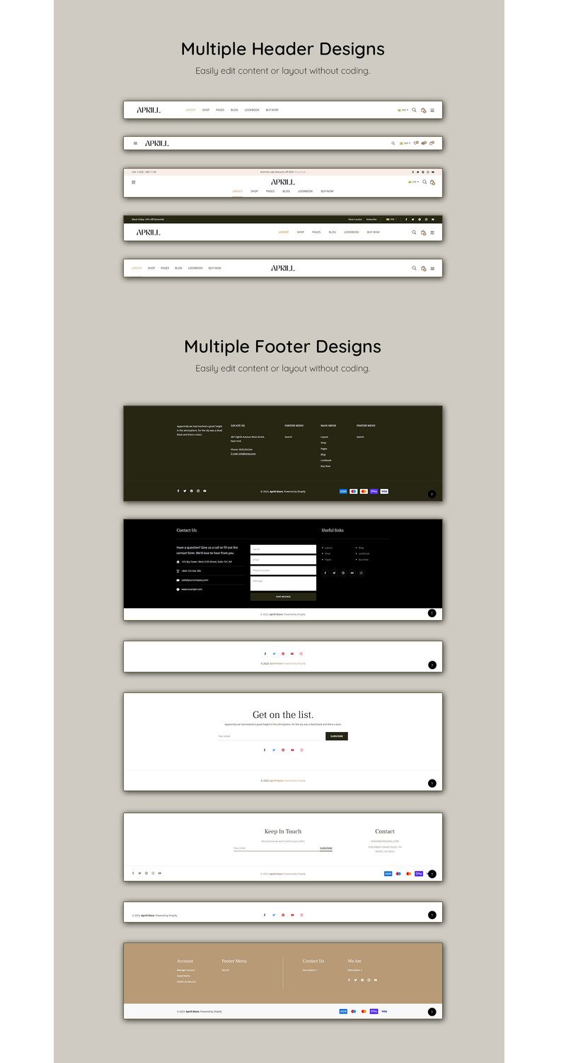 Aprill - 美容店 Shopify 主题 #346336