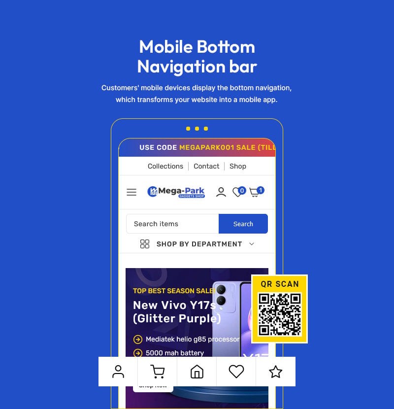 MegaPark - 电子产品和小工具大型商店多用途 Shopify 2.0 响应式主题