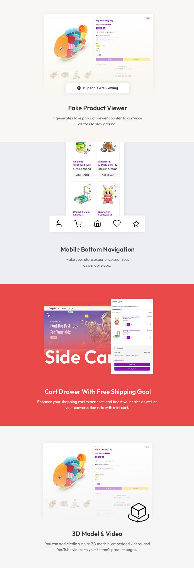 Toykio - 婴儿用品店和儿童玩具店多功能 Shopify 2.0 响应式模板