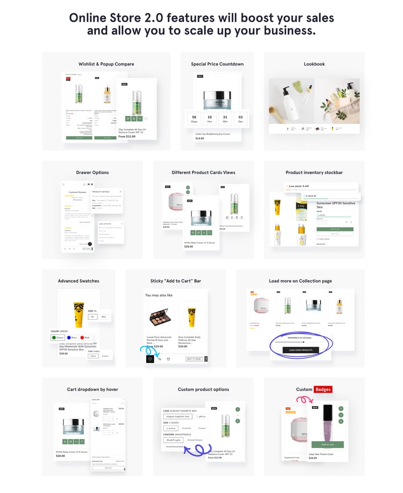 Velvet Vanity - 化妆品店清洁在线商店 2.0 Shopify 主题