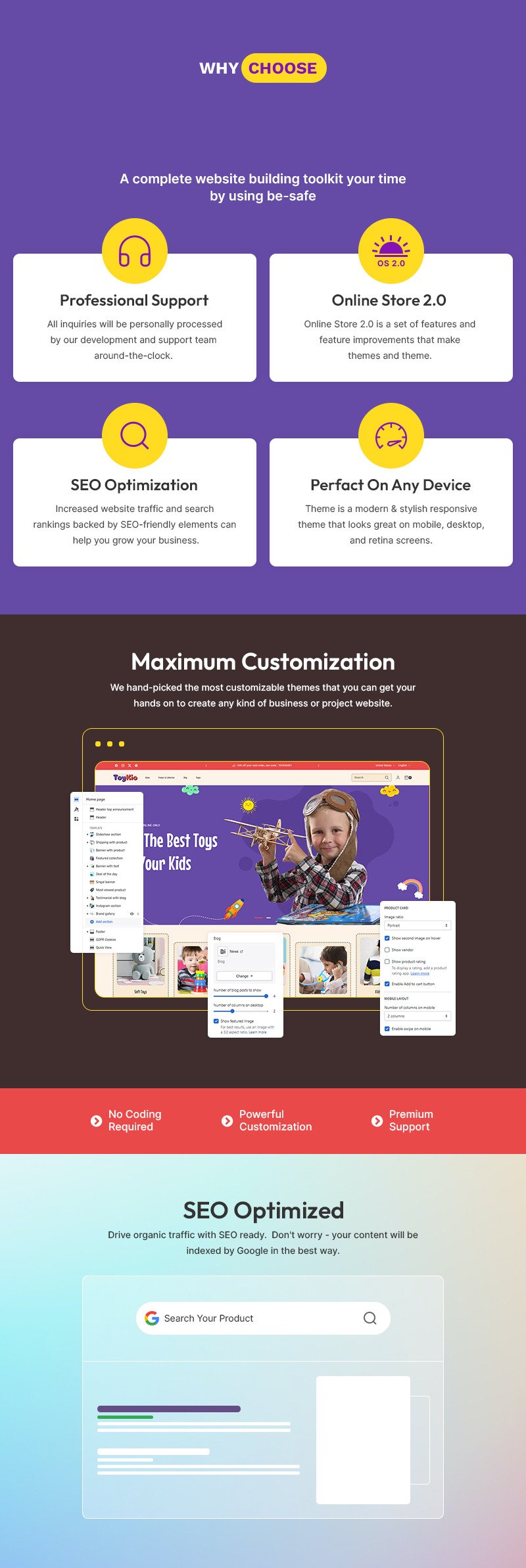 Toykio - 婴儿用品店和儿童玩具店多功能 Shopify 2.0 响应式模板