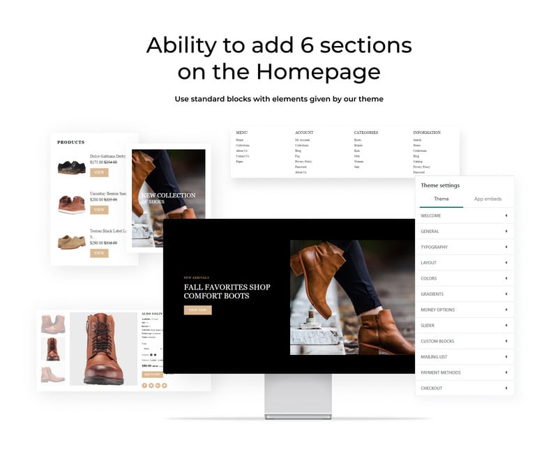 网上鞋店 Shopify 主题 #73719