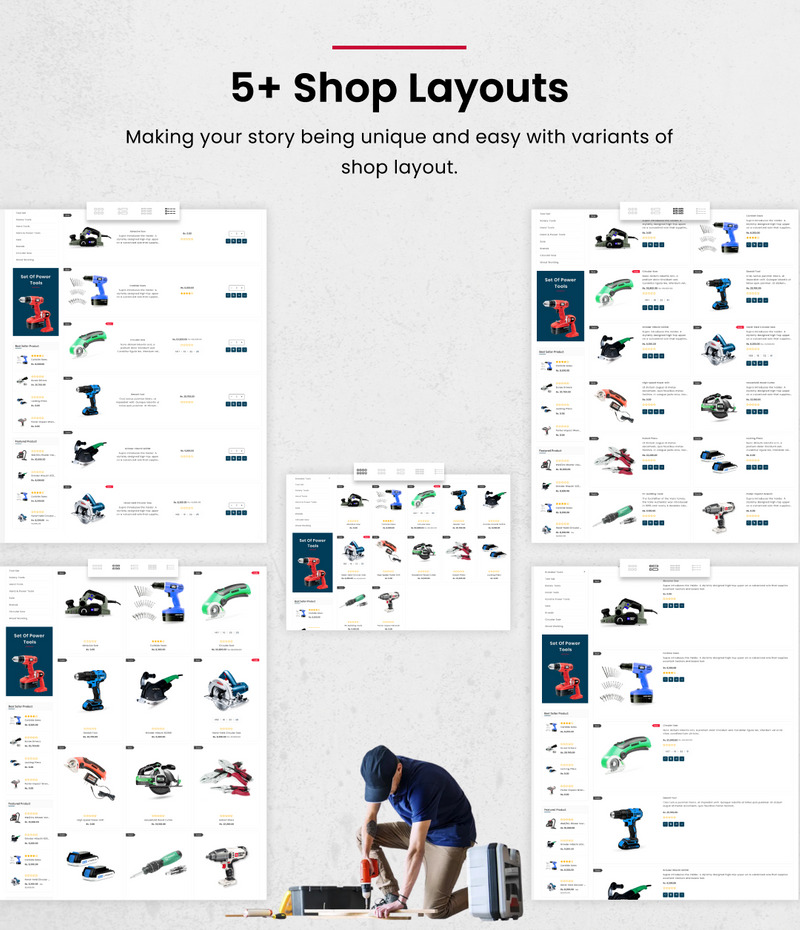 Toolza - Mega Parts Shopify 2.0 高级响应主题