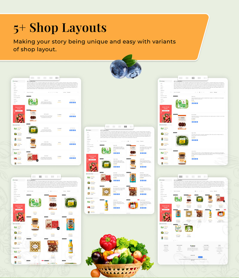 FreshG Mega Grocery–食品饮料–咖啡 Shopify 2.0 高级响应主题