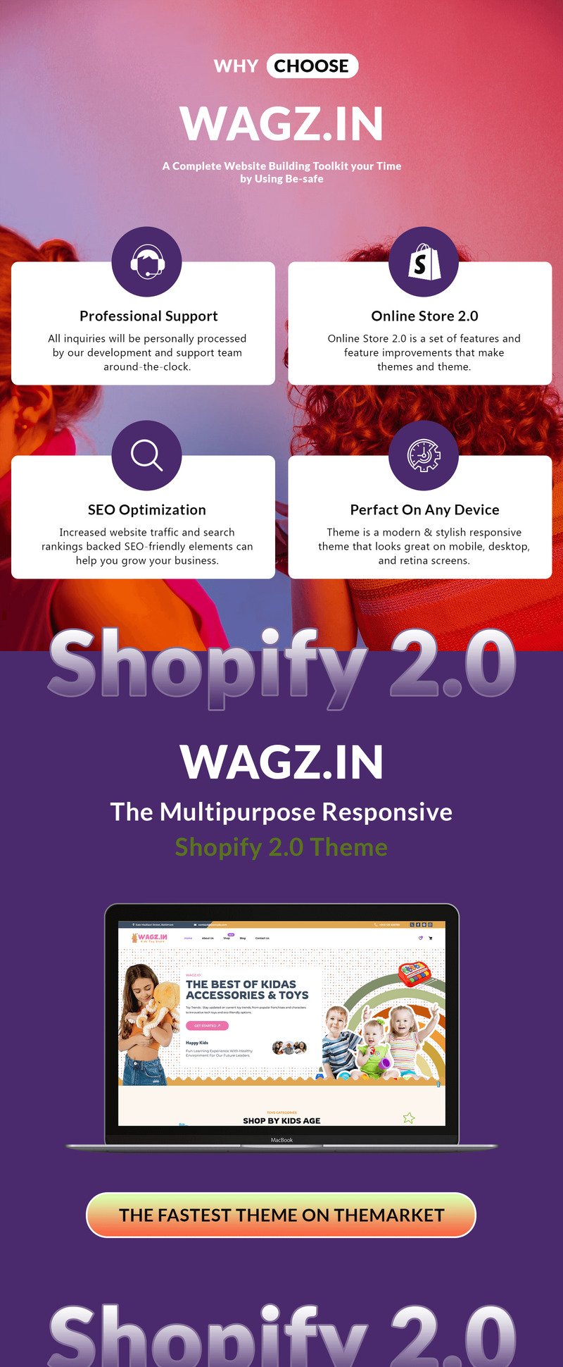 Wagz.io - 儿童玩具和服装店 Shopify 主题 #436110