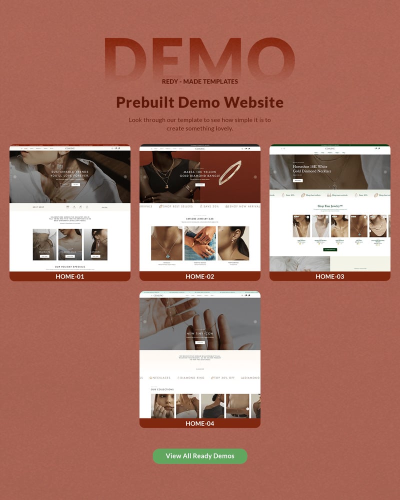 Gemling-珠宝店 Shopify 主题 #413228