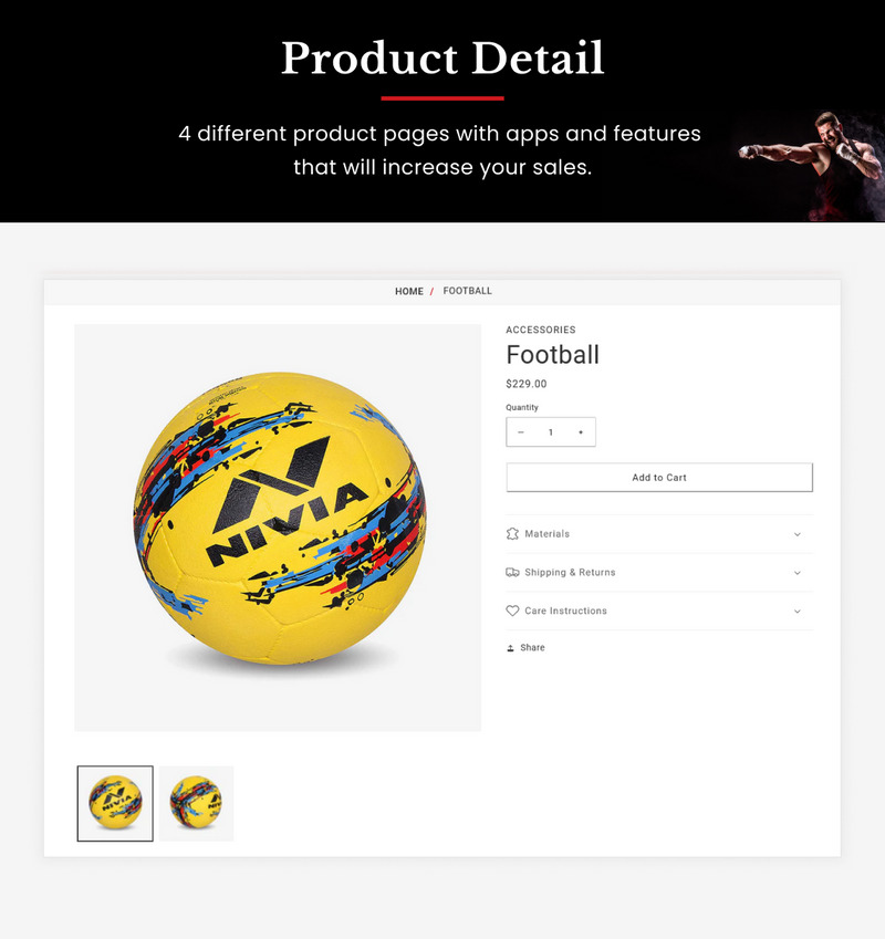 Sportista - Mega Sports Shopify 2.0 主题