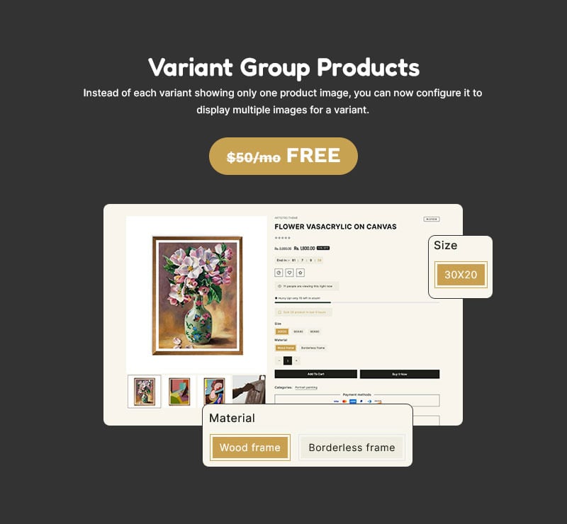 Artistro - 艺术绘画和手工工艺品商店多用途 Shopify 2.0 响应式主题