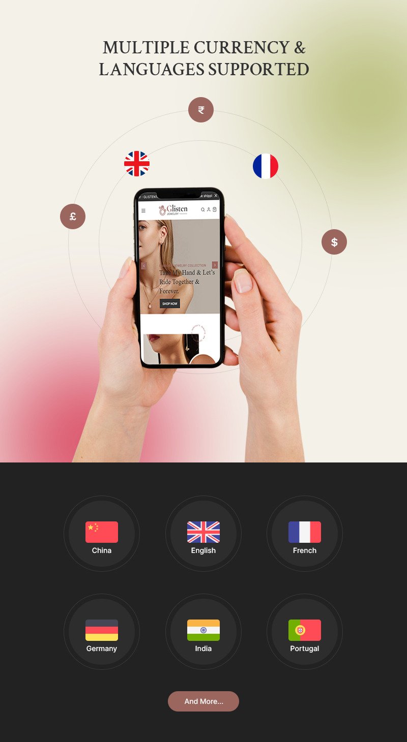 Glisten - 现代珠宝店 Shopify 2.0 响应式主题 #344053