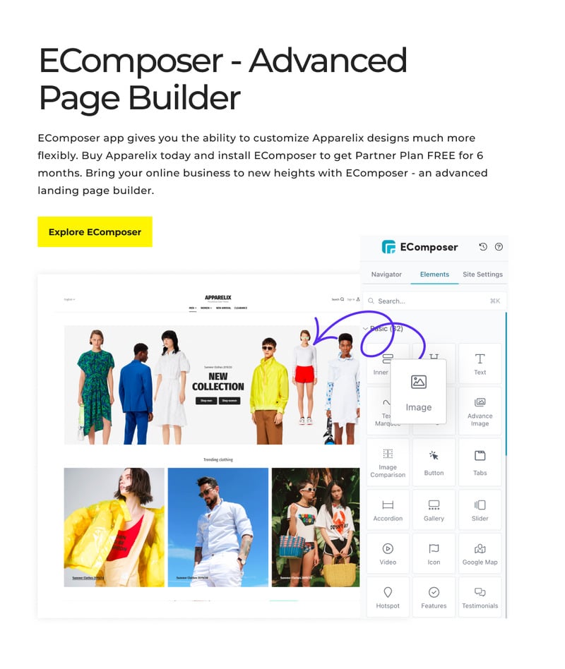 Apparelix-清洁多用途Shopify主题 #87247