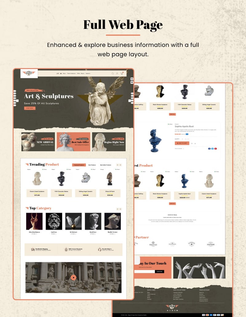 Artiii - Mega Art 响应式 Shopify 2.0 主题