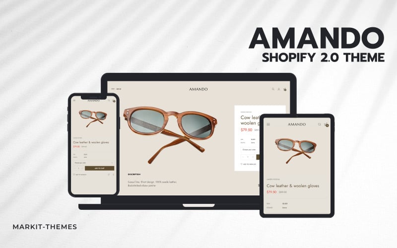 Amando - 高级时尚 Shopify 2.0 主题 #409662